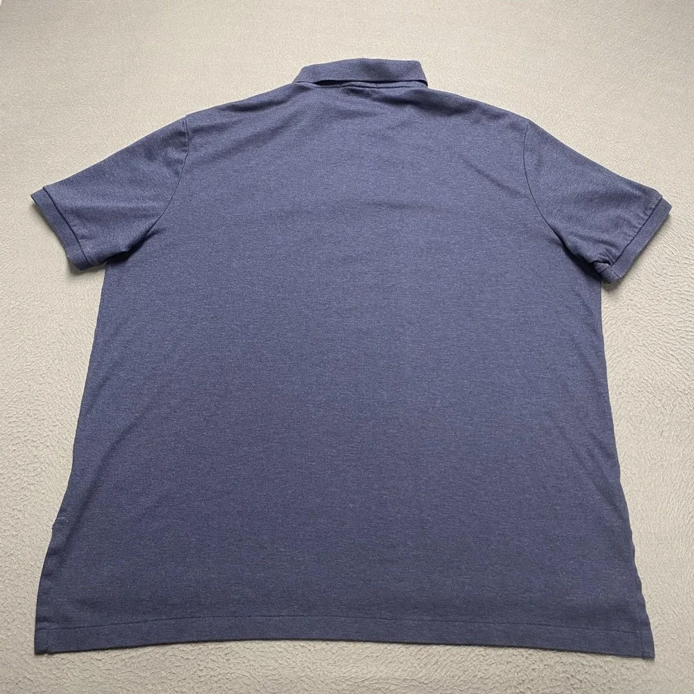 Polo‎ Ralph Lauren Polo Shirt Mens XL Blue Pima Soft Touch Cotton Solid Golf